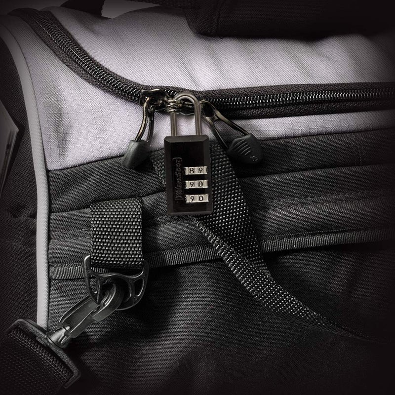 Master Lock 646D Set Your Own Combination Luggage Lock, 13/16 in. Wide with 11/16 in. Long Shackle, Black - Image 2